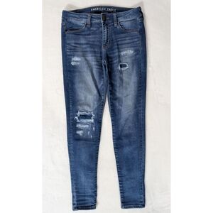 ❤️ 2019 American Eagle Distressed Low Rise Jeggings Size 2 Short Petite